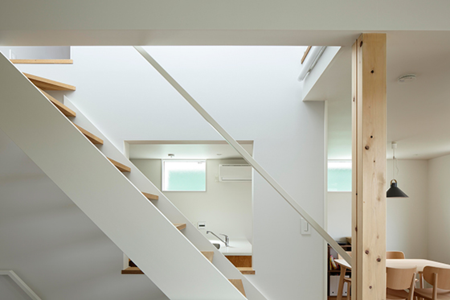 狭小住宅の階段・スキップフロア建築事例