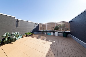 リバティーホームの狭小住宅の屋上実例2